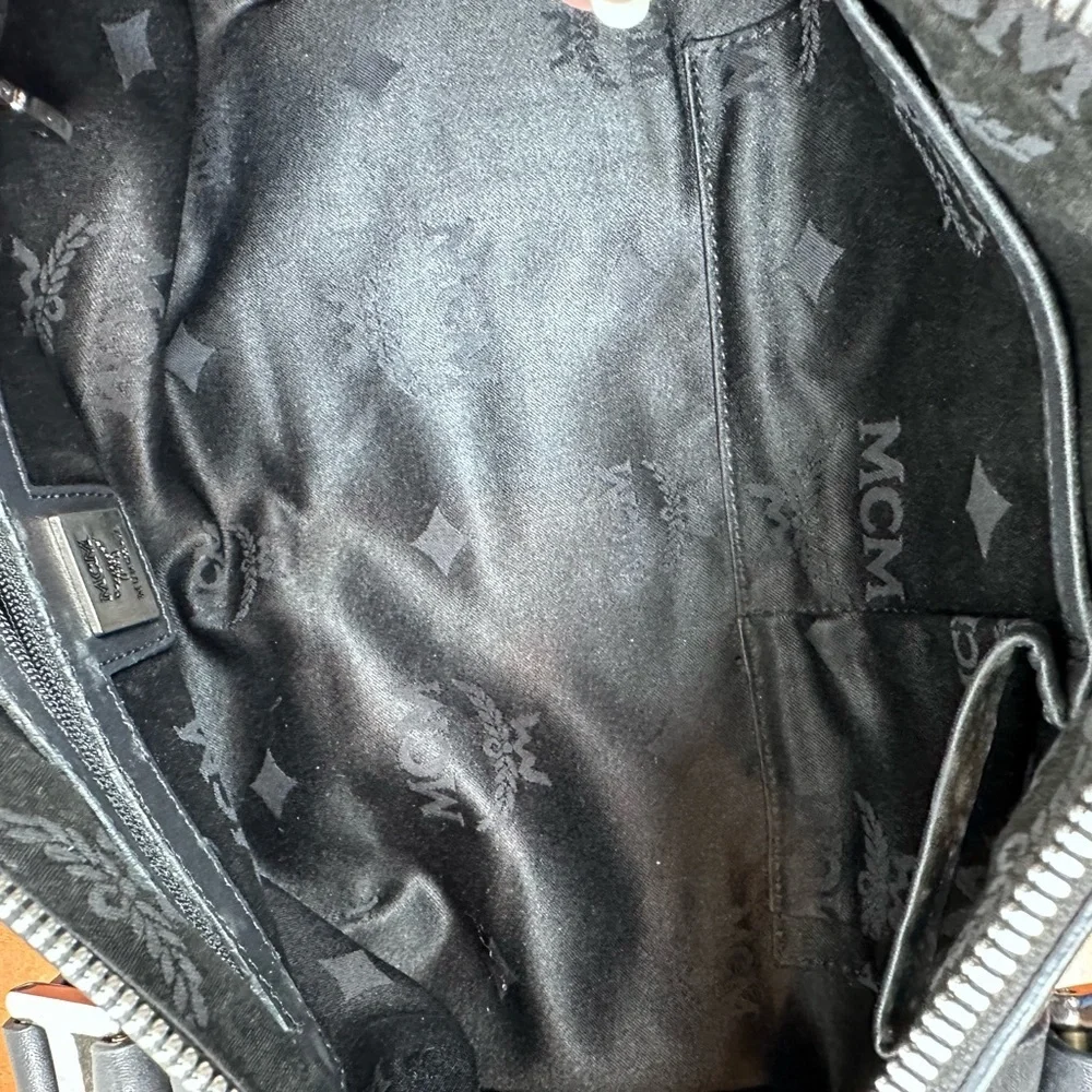 MCM VISETOS BARREL SHOULDER BAG